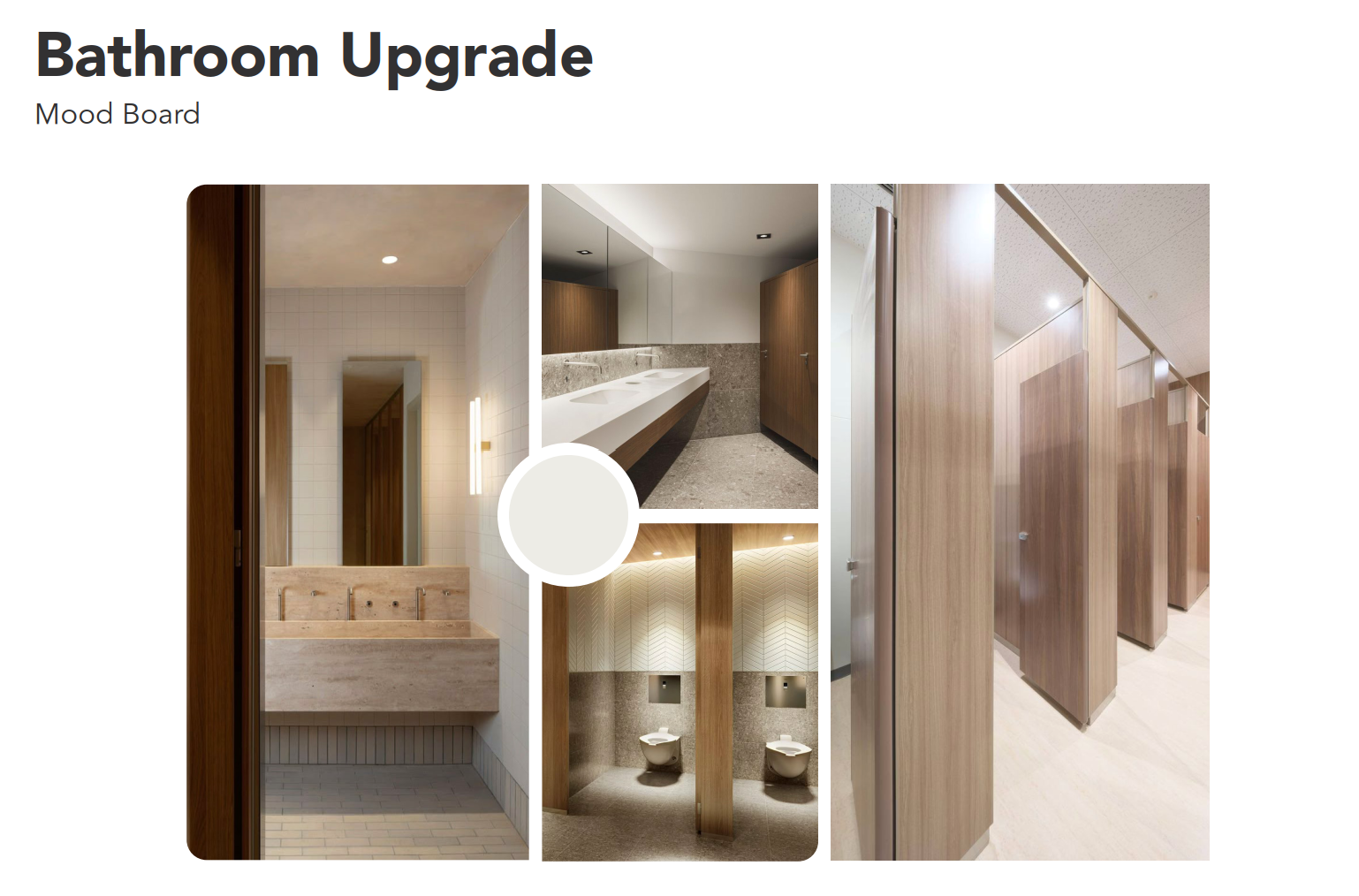 Bathroom Upgrade — Mood Board