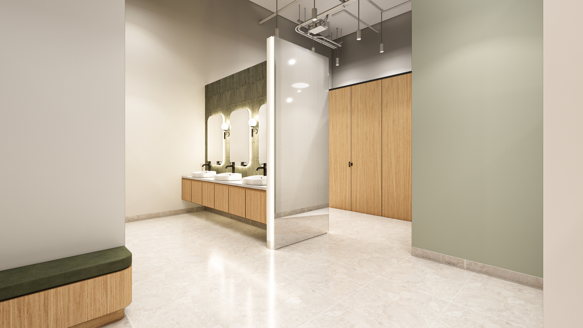 Amenities — Vanity & Partitions