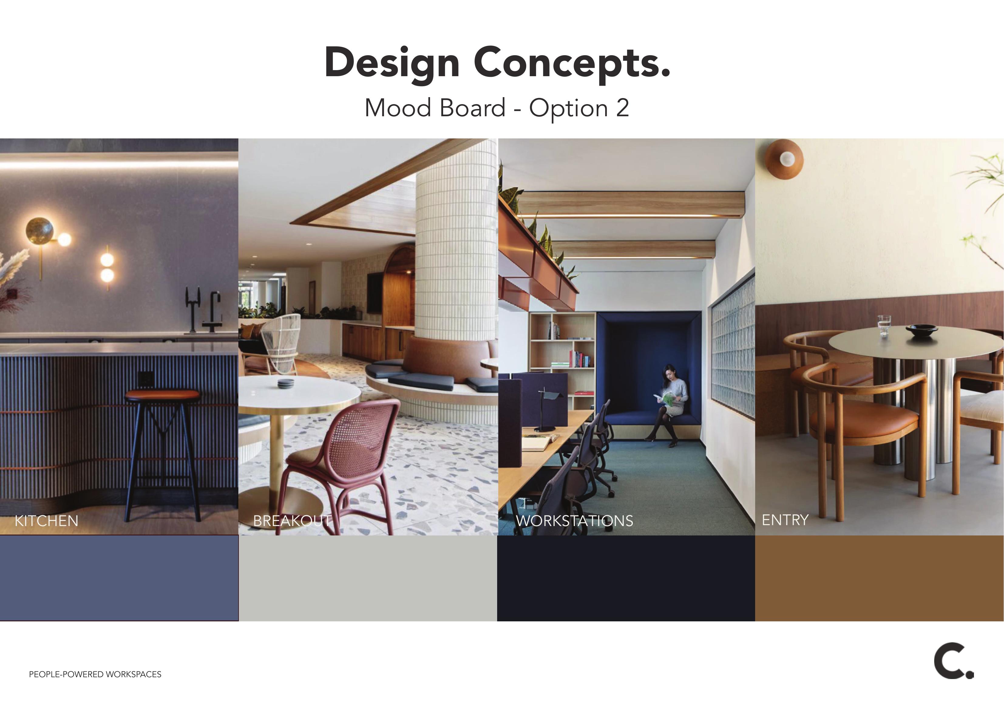 Direction 1 Option B — Mood Board