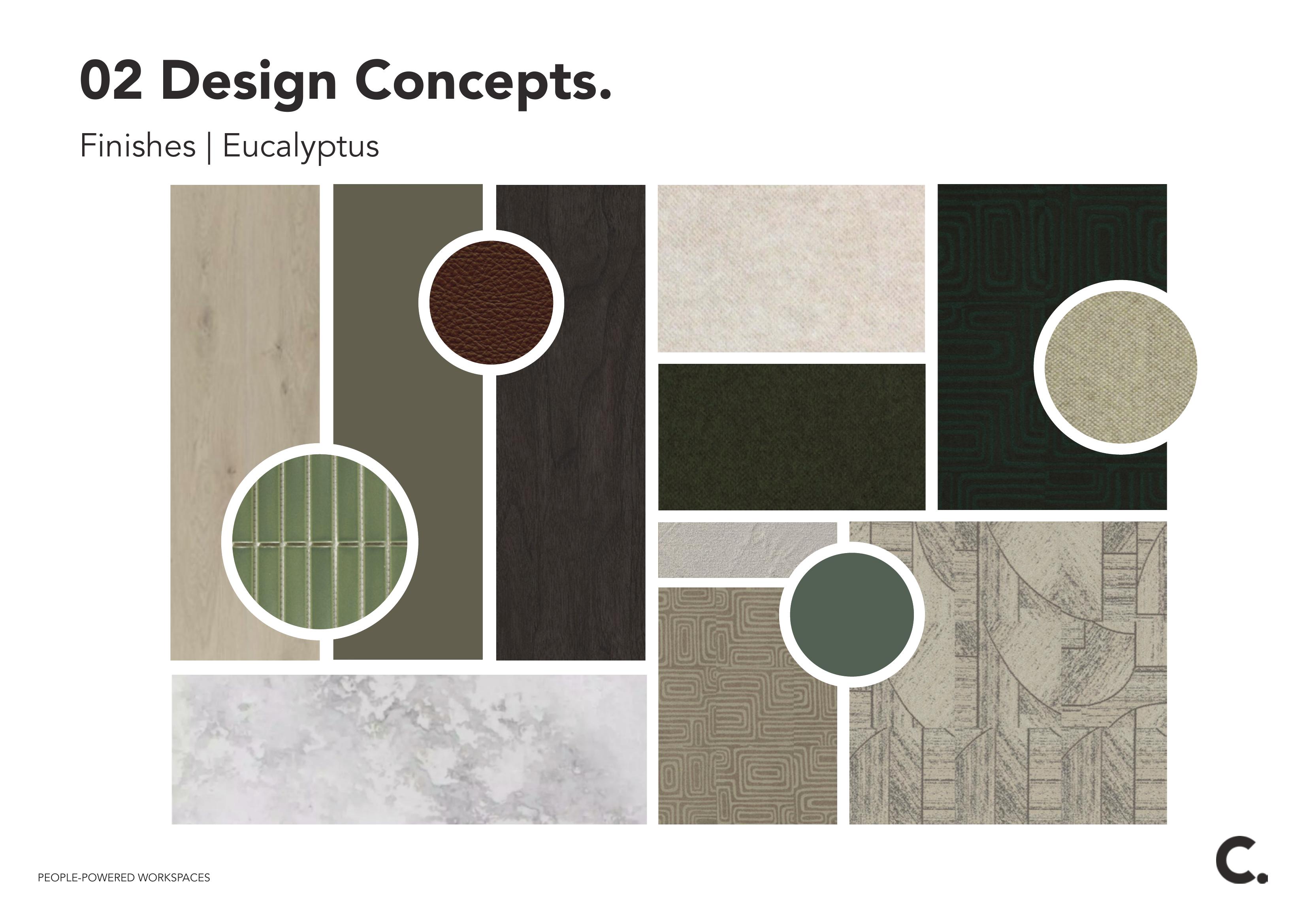 Direction 3 Eucalyptus — Finishes