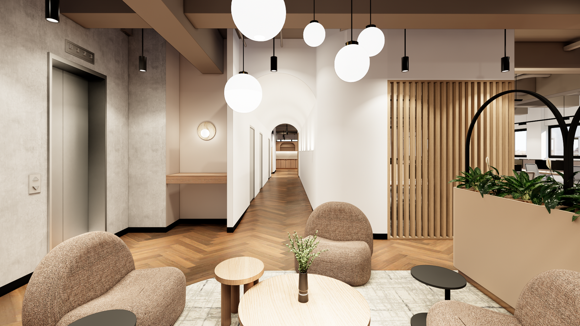 The Third Space — Lift Lobby & Corridor