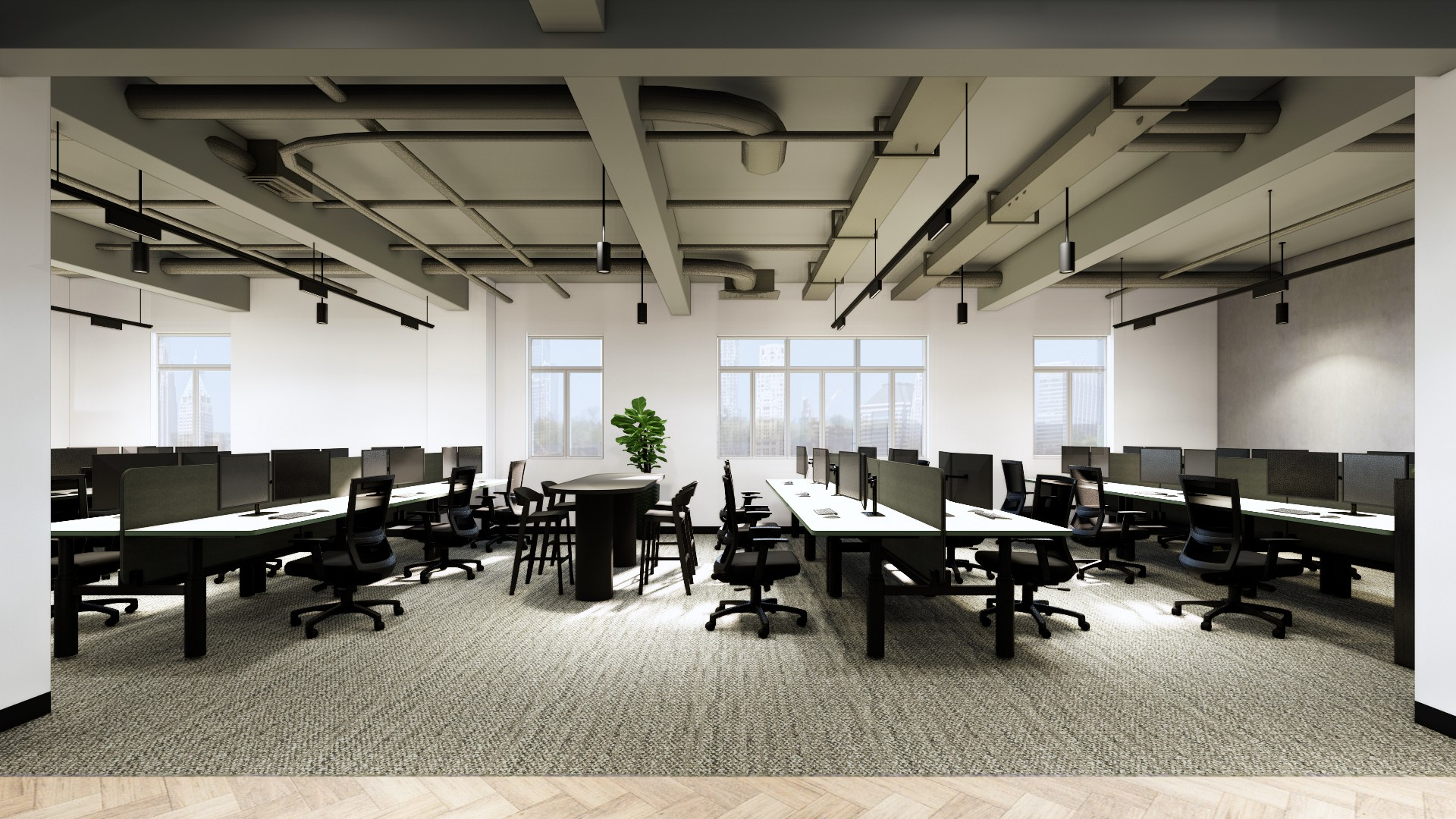 Suite — Open Plan Workspace